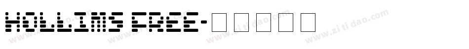 Hollims FREE字体转换